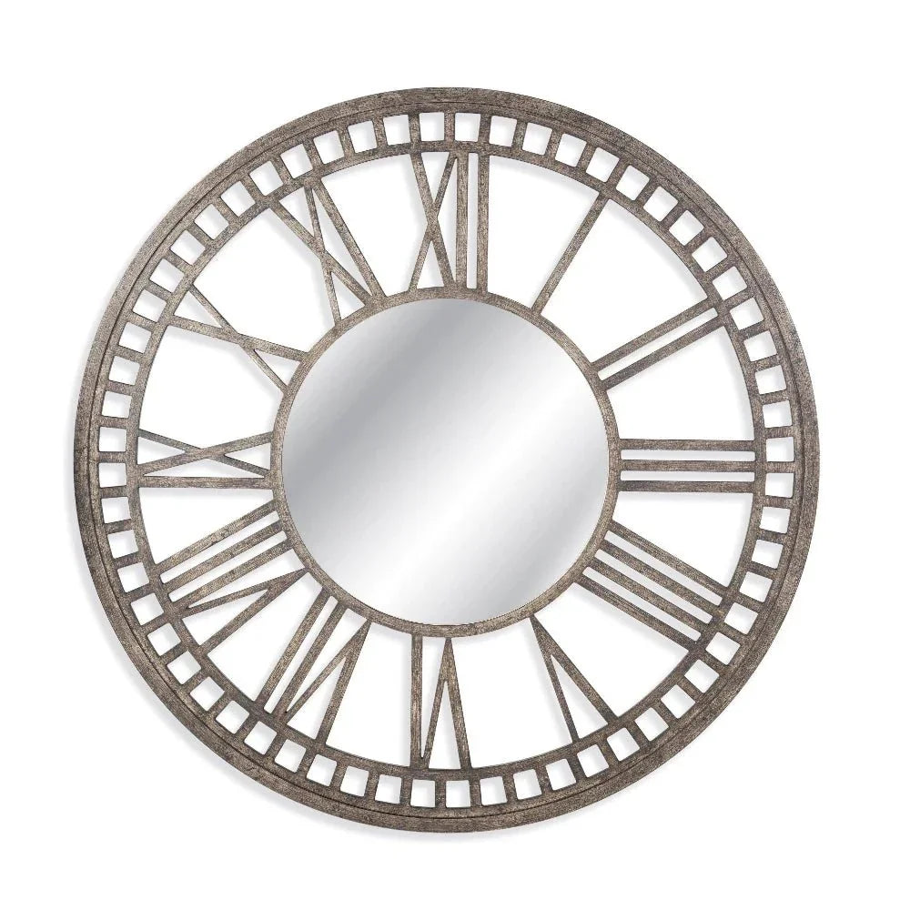 Elgar Metallic Glass Brown Wall Mirror - LOOMLAN - Bassett Mirror - Wall Mirrors