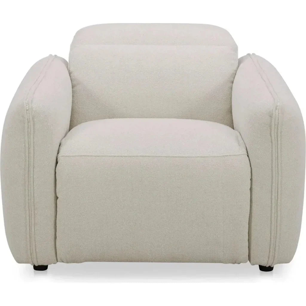 Eli Power Performance Fabric & Solid Wood Recliner Arm Chair - LOOMLAN - Moe's Home - Sofas & Loveseats