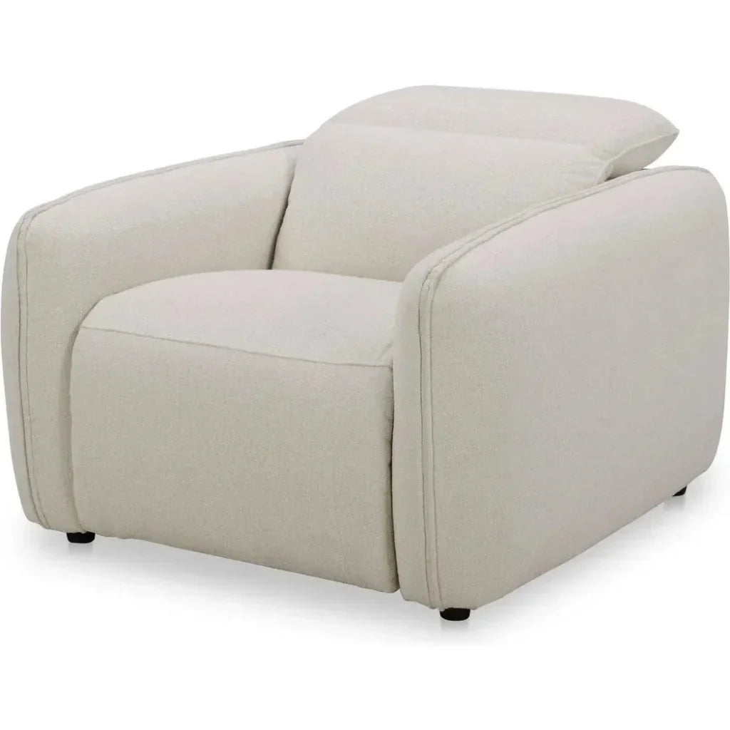 Eli Power Performance Fabric & Solid Wood Recliner Arm Chair - LOOMLAN - Moe's Home - Sofas & Loveseats