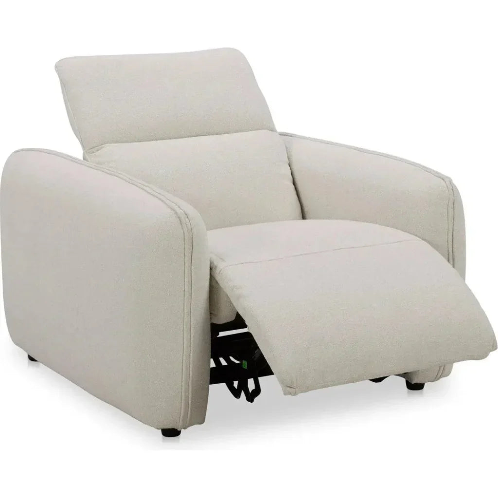 Eli Power Performance Fabric & Solid Wood Recliner Arm Chair - LOOMLAN - Moe's Home - Sofas & Loveseats
