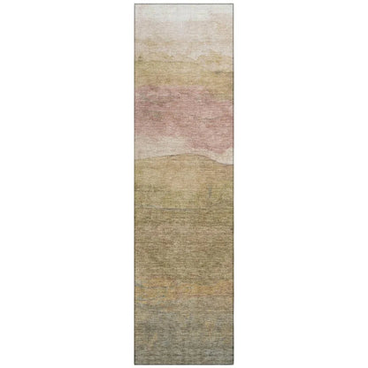 Elien Brown Washable Indoor - Outdoor Rug - LOOMLAN - LOOMLAN Rugs - Outdoor Rugs