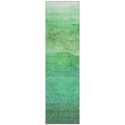 Elien Green Washable Indoor - Outdoor Rug - LOOMLAN - LOOMLAN Rugs - Outdoor Rugs