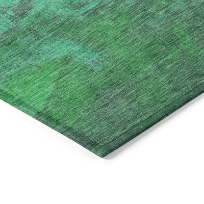 Elien Green Washable Indoor - Outdoor Rug - LOOMLAN - LOOMLAN Rugs - Outdoor Rugs