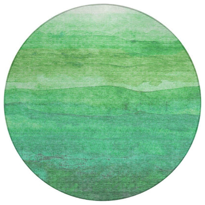 Elien Green Washable Indoor - Outdoor Rug - LOOMLAN - LOOMLAN Rugs - Outdoor Rugs