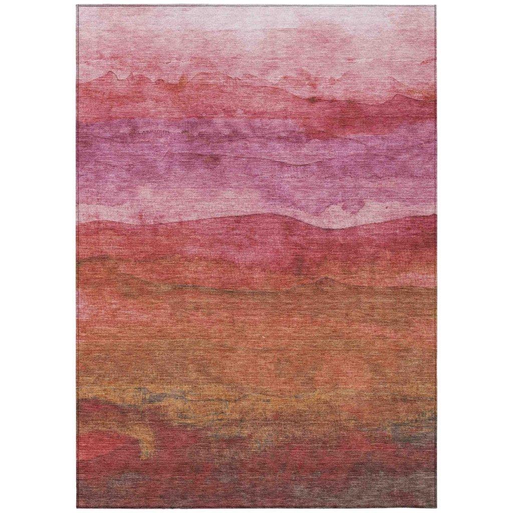 Elien Pink Washable Indoor - Outdoor Rug - LOOMLAN - LOOMLAN Rugs - Outdoor Rugs