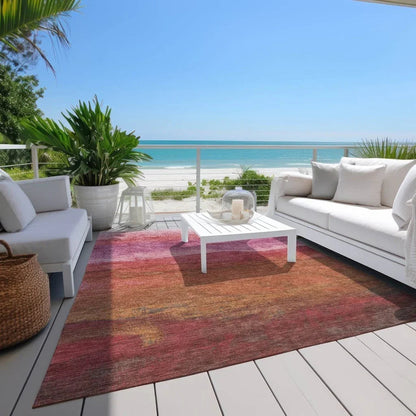 Elien Pink Washable Indoor - Outdoor Rug - LOOMLAN - LOOMLAN Rugs - Outdoor Rugs