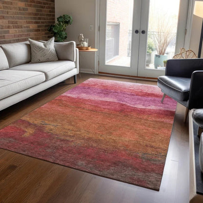 Elien Pink Washable Indoor - Outdoor Rug - LOOMLAN - LOOMLAN Rugs - Outdoor Rugs