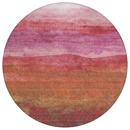 Elien Pink Washable Indoor - Outdoor Rug - LOOMLAN - LOOMLAN Rugs - Outdoor Rugs