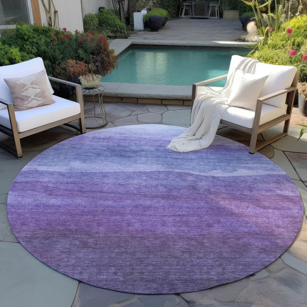 Elien Purple Washable Indoor - Outdoor Rug - LOOMLAN - LOOMLAN Rugs - Outdoor Rugs