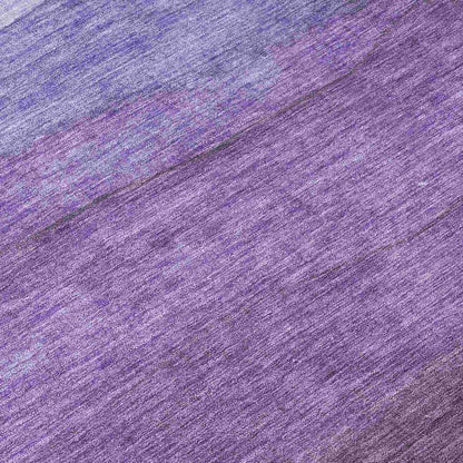 Elien Purple Washable Indoor - Outdoor Rug - LOOMLAN - LOOMLAN Rugs - Outdoor Rugs