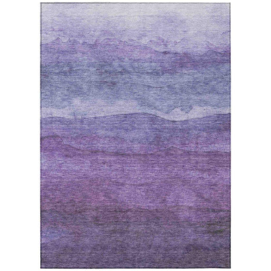 Elien Purple Washable Indoor - Outdoor Rug - LOOMLAN - LOOMLAN Rugs - Outdoor Rugs