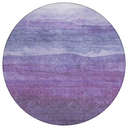 Elien Purple Washable Indoor - Outdoor Rug - LOOMLAN - LOOMLAN Rugs - Outdoor Rugs