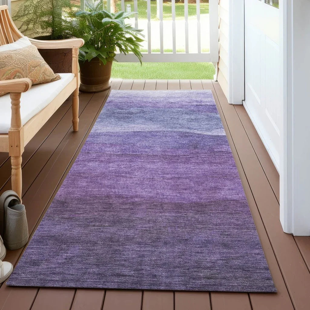 Elien Purple Washable Indoor - Outdoor Rug - LOOMLAN - LOOMLAN Rugs - Outdoor Rugs