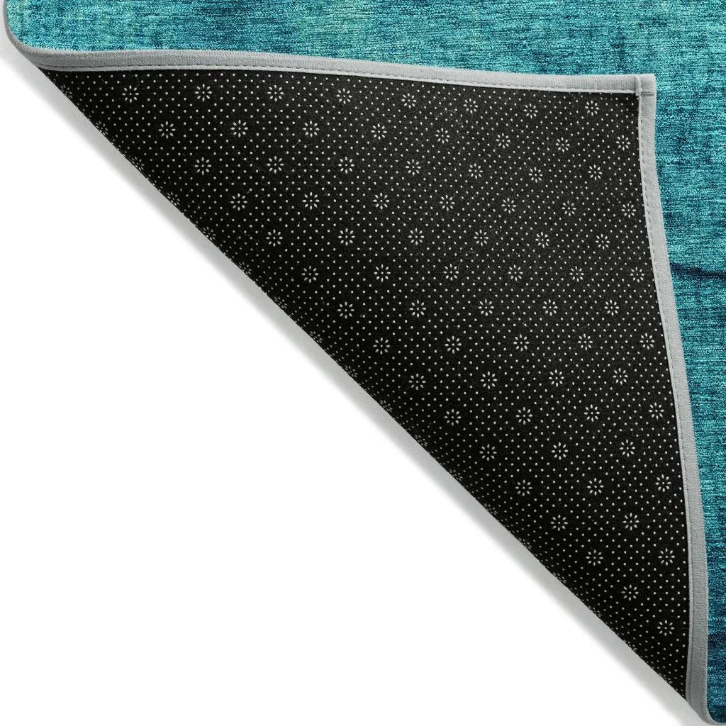 Elien Teal Washable Indoor - Outdoor Rug - LOOMLAN - LOOMLAN Rugs - Outdoor Rugs