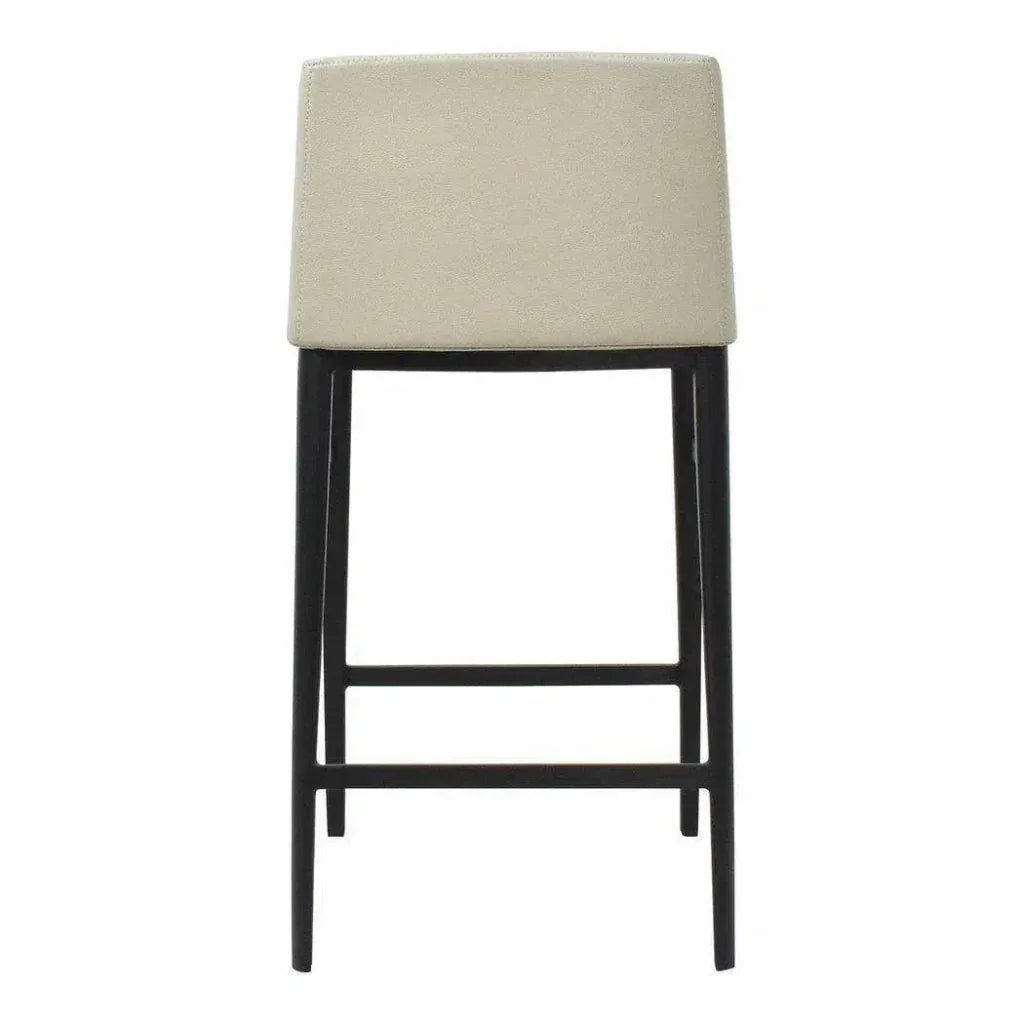 Elija Counter Stool Beige Contemporary - LOOMLAN - Moe's Home - Counter Stools