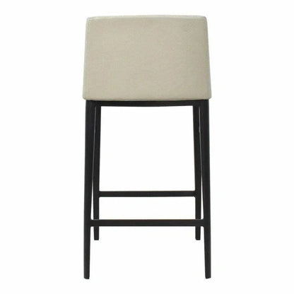 Elija Counter Stool Beige Contemporary - LOOMLAN - Moe's Home - Counter Stools