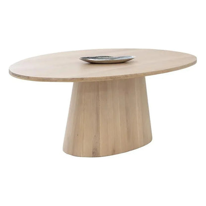 Elina Wooden Oval Dining Table-Dining Tables-SUNPAN-LOOMLAN