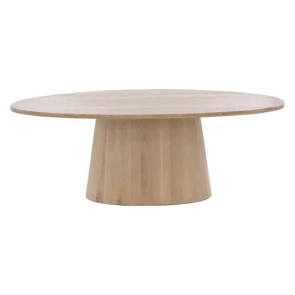 Elina Wooden Oval Dining Table-Dining Tables-SUNPAN-LOOMLAN