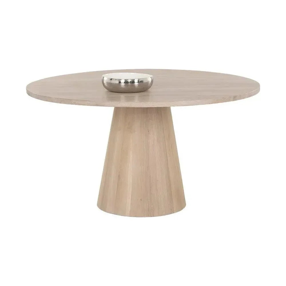 Elina Wooden Round Dining Table-Dining Tables-SUNPAN-LOOMLAN