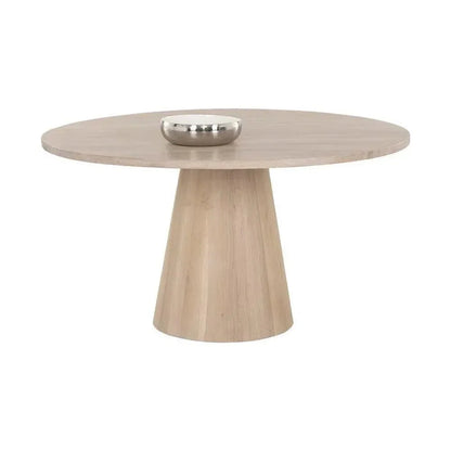 Elina Wooden Round Dining Table-Dining Tables-SUNPAN-LOOMLAN