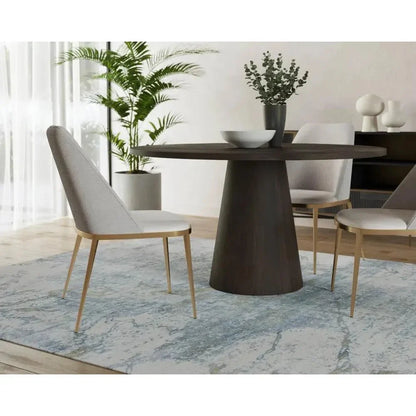 Elina Wooden Round Dining Table-Dining Tables-SUNPAN-LOOMLAN