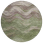 Elion Green Washable Indoor - Outdoor Rug - LOOMLAN - LOOMLAN Rugs - Outdoor Rugs