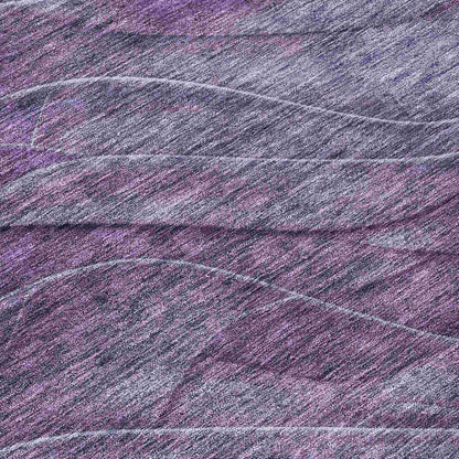Elion Purple Washable Indoor - Outdoor Rug - LOOMLAN - LOOMLAN Rugs - Outdoor Rugs