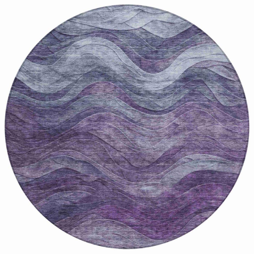 Elion Purple Washable Indoor - Outdoor Rug - LOOMLAN - LOOMLAN Rugs - Outdoor Rugs