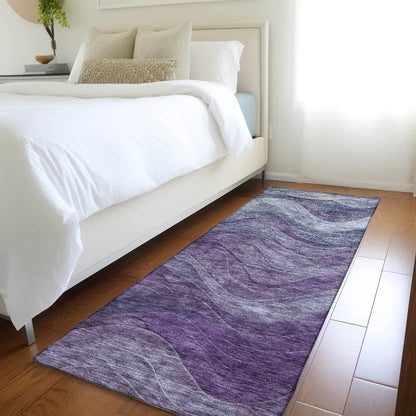 Elion Purple Washable Indoor - Outdoor Rug - LOOMLAN - LOOMLAN Rugs - Outdoor Rugs
