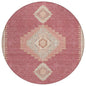 Elira Blush Washable Indoor-Outdoor Rug-Outdoor Rugs-LOOMLAN Rugs-8' x 8'-LOOMLAN