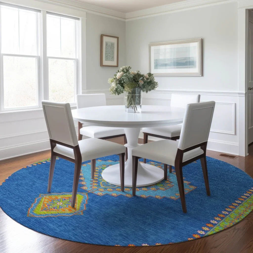 Elira Denim Washable Indoor-Outdoor Rug-Outdoor Rugs-LOOMLAN Rugs-LOOMLAN