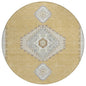 Elira Gold Washable Indoor-Outdoor Rug-Outdoor Rugs-LOOMLAN Rugs-8' x 8'-LOOMLAN
