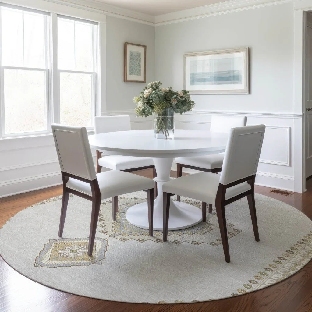 Elira Ivory Washable Indoor-Outdoor Rug-Outdoor Rugs-LOOMLAN Rugs-LOOMLAN