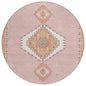Elira Pink Washable Indoor-Outdoor Rug-Outdoor Rugs-LOOMLAN Rugs-8' x 8'-LOOMLAN