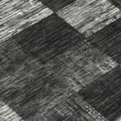 Elise Black Washable Indoor - Outdoor Rug - LOOMLAN - LOOMLAN Rugs - Outdoor Rugs