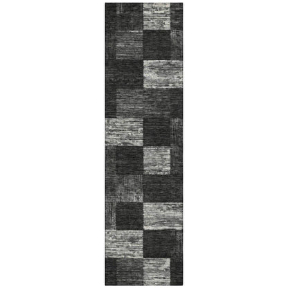 Elise Black Washable Indoor - Outdoor Rug - LOOMLAN - LOOMLAN Rugs - Outdoor Rugs