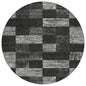 Elise Black Washable Indoor - Outdoor Rug - LOOMLAN - LOOMLAN Rugs - Outdoor Rugs