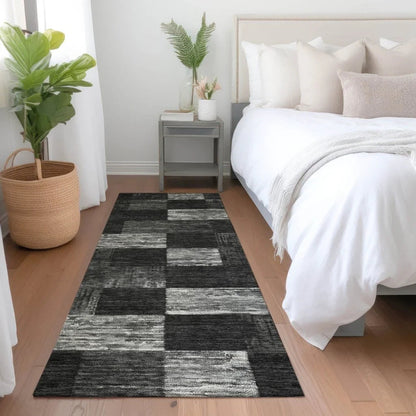 Elise Black Washable Indoor - Outdoor Rug - LOOMLAN - LOOMLAN Rugs - Outdoor Rugs