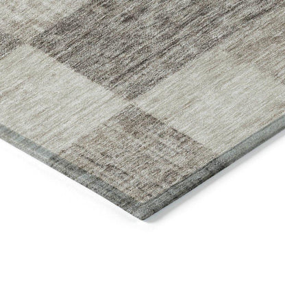 Elise Brown Washable Indoor - Outdoor Rug - LOOMLAN - LOOMLAN Rugs - Outdoor Rugs