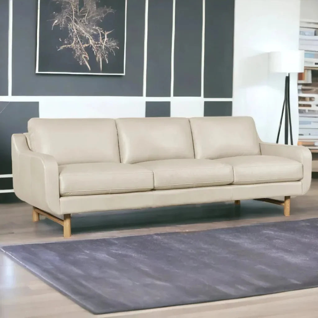 Elise Full Aniline Sofa Sustainability & Luxury - LOOMLAN - One For Victory - Sofas & Loveseats