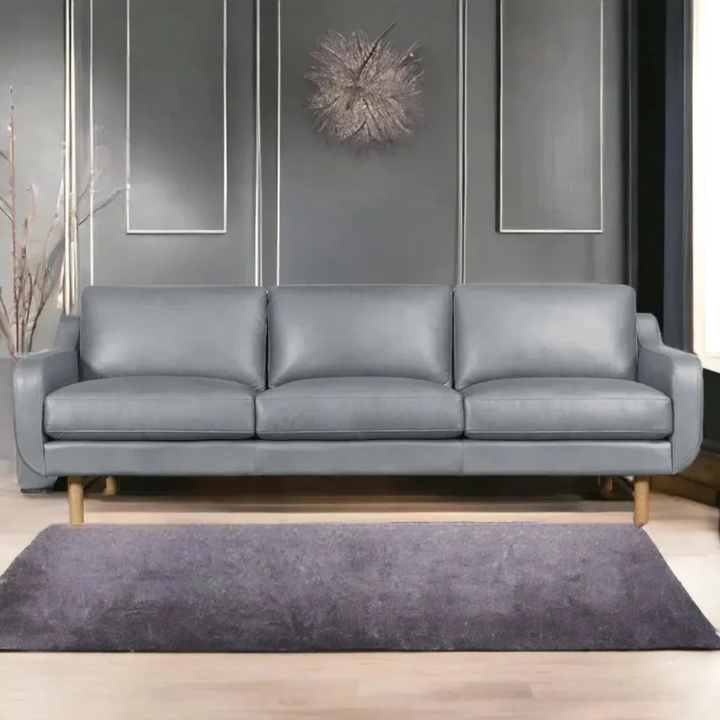 Elise Full Aniline Sofa Sustainability & Luxury - LOOMLAN - One For Victory - Sofas & Loveseats