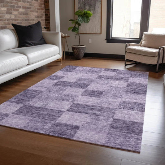 Elise Purple Washable Indoor - Outdoor Rug - LOOMLAN - LOOMLAN Rugs - Outdoor Rugs