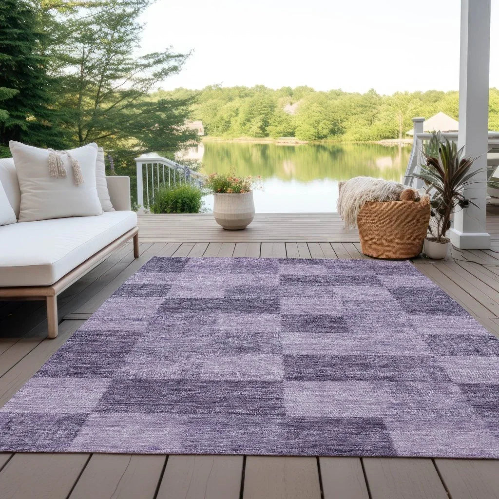Elise Purple Washable Indoor - Outdoor Rug - LOOMLAN - LOOMLAN Rugs - Outdoor Rugs