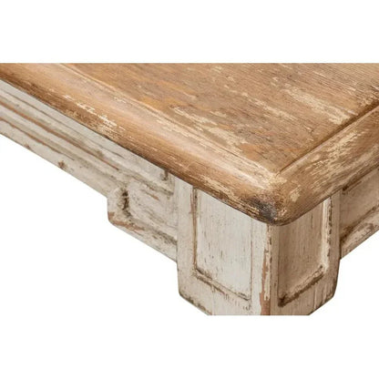 Elise Rectangle Dining Table Seats 6 Grey Natural-Dining Tables-Sarreid-LOOMLAN