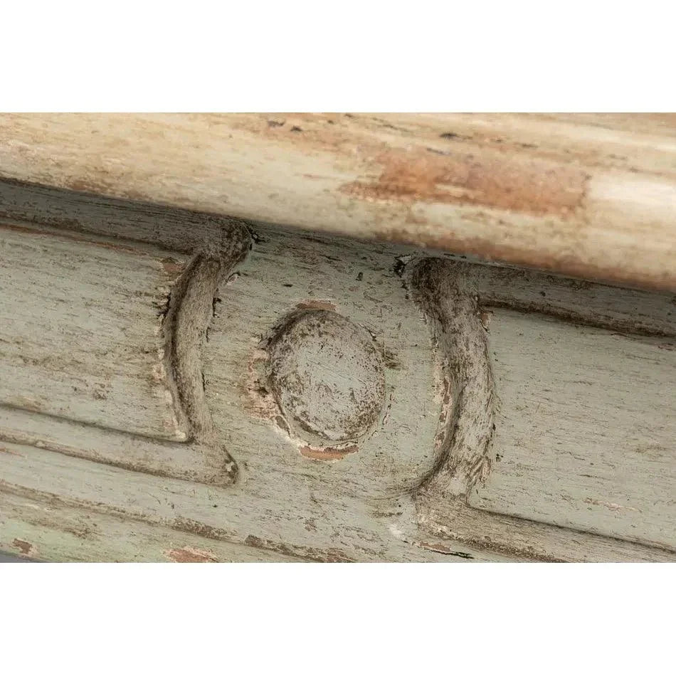 Elise Rectangle Dining Table Seats 6 Sage Natural-Dining Tables-Sarreid-LOOMLAN