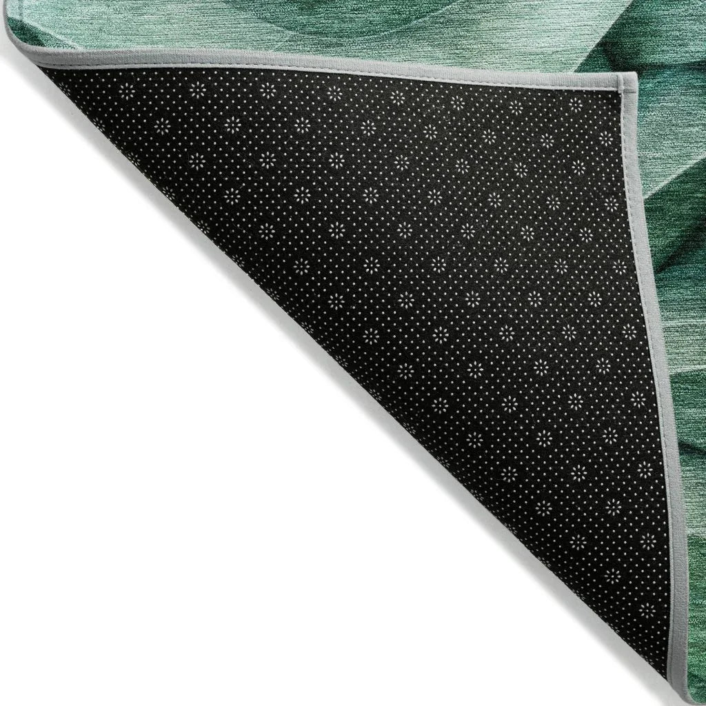 Elissar Teal Washable Indoor - Outdoor Rug - LOOMLAN - LOOMLAN Rugs - Outdoor Rugs