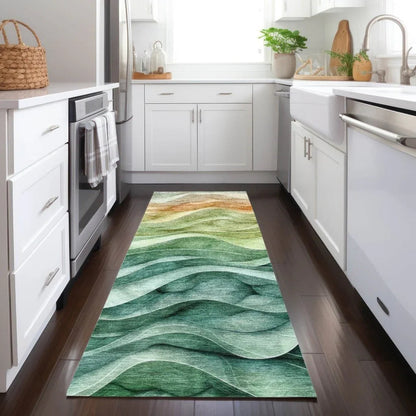 Elissar Teal Washable Indoor - Outdoor Rug - LOOMLAN - LOOMLAN Rugs - Outdoor Rugs