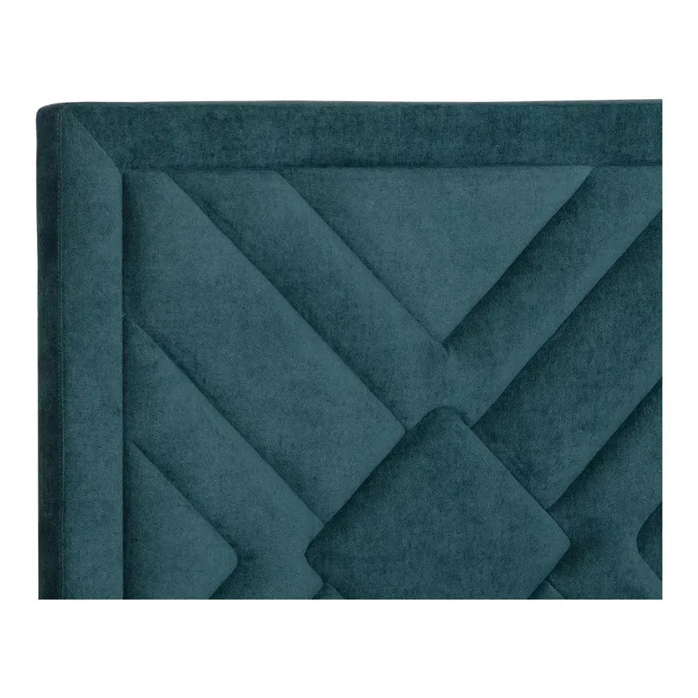 Elizio Fabric Mid - Century Styled Bed - LOOMLAN - SUNPAN - Beds