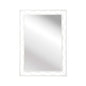 Elkins White Open Framed Wall Mirror - LOOMLAN - Wildwood - Wall Mirrors