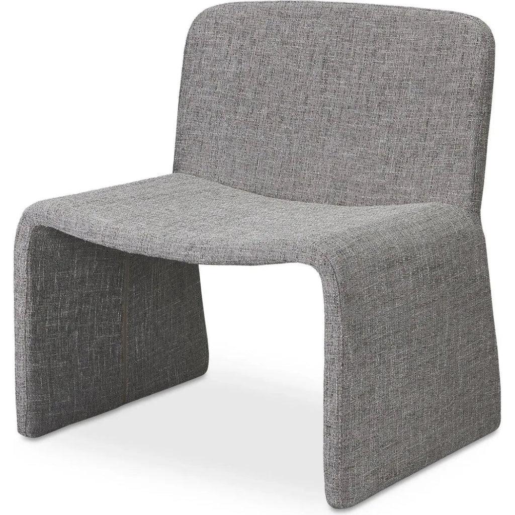 Ella Performance Fabric Armless Accent Chair - LOOMLAN - Moe's Home - Accent Chairs